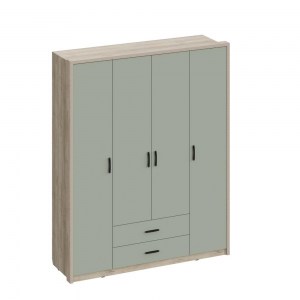 Юми ШК-3513 Шкаф 4-х дверный с ящиками